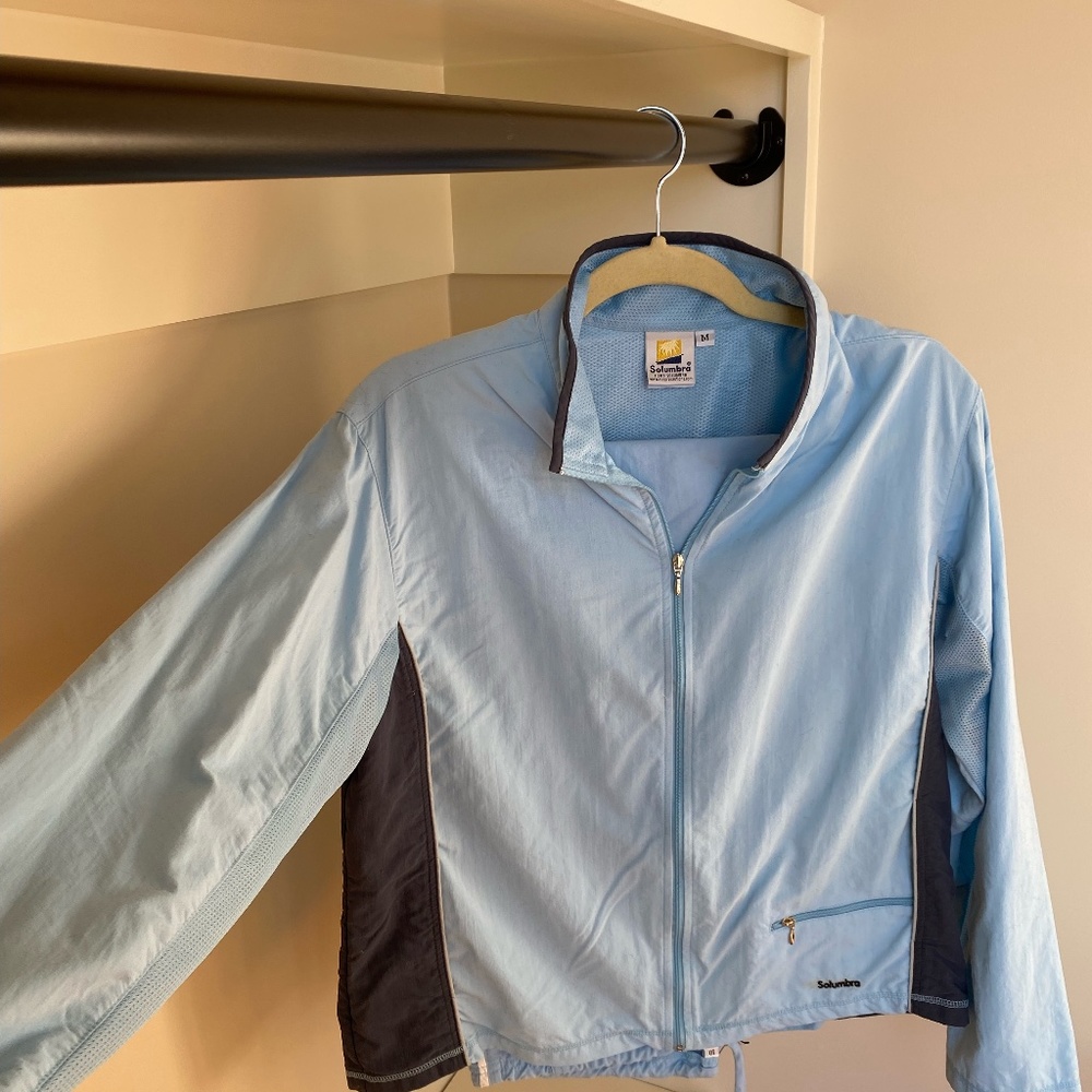 Solumbra, Size Medium, Blue Sun Lounging Pants Suit